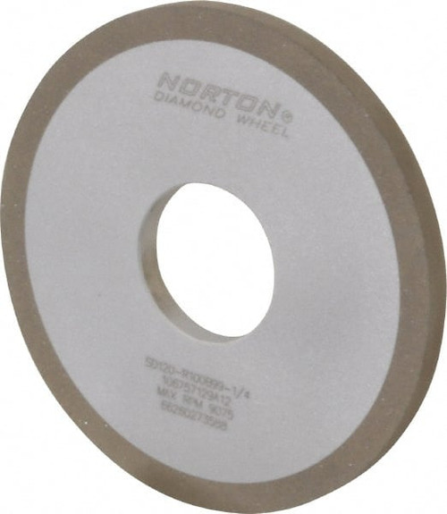NORTON 66260273588 4" DIAM X 1-1/4" HOLE X 1/4" THICK, 120 