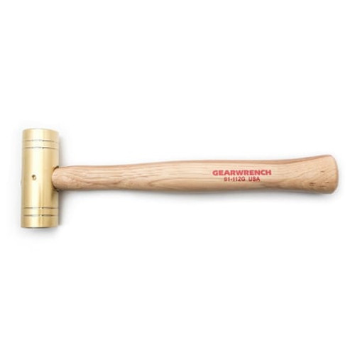 GEARWRENCH 81-112G 2 LB NONSPARKING BRASS HAMMER