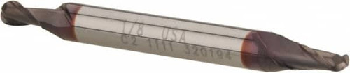 HERTEL 88249628 1/8" DIAM, 1/4" LOC, 2 FLUTE SOLID CARBI