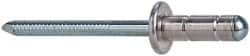 RIVETKING. ABS84-86RTP250 SIZE 84-86 DOME HEAD ALUMINUM MULTI GRIP