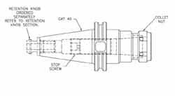 PARLEC C50-15SC7 CAT V-FLANGE COLLET CHUCKS