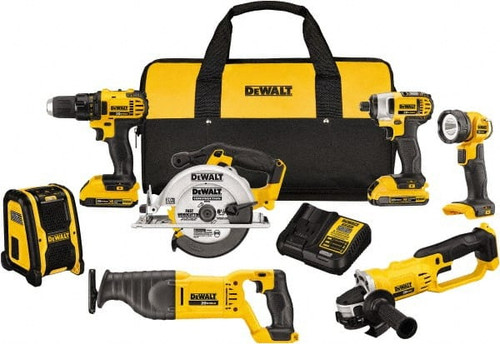 DEWALT TOOLS DCK720D2 20V MAX LI-ION COMPACT 7-TOOL COMBO KIT