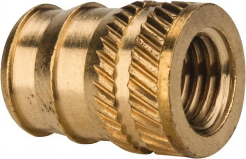 E-Z LOK DV-428-TH THREADED INSERT SPEC DR BRASS