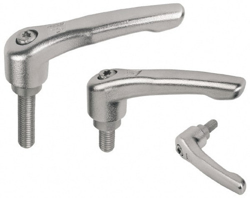 KIPP K0124.1A2X10 SS ADJ HANDLE,1/4-20,EXT,0.39,1.85,1.61 KIPP K0124.1A2X10 SS ADJ HANDLE,1/4-20,EXT,0.39,1.85,1.61
