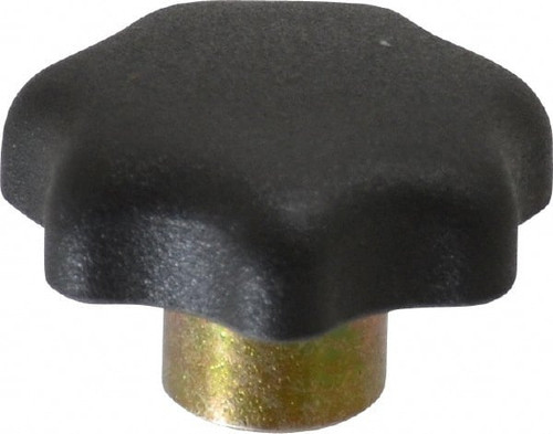 KIPP K0153.1CL 0.98" HEAD DIAM, 7 POINT LOBED KNOB
