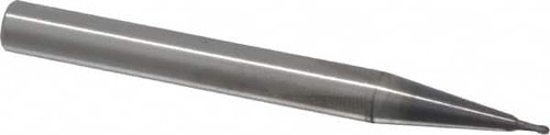 ROBBJACK MDM-201-01 1MM DIAM, 1MM LOC, 2 FLUTE SOLID CARBIDE
