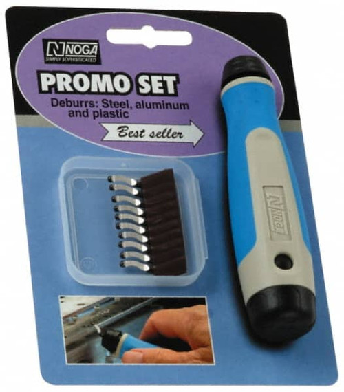 NOGA NG8000 10 PIECE HIGH SPEED STEEL HAND DEBURRING