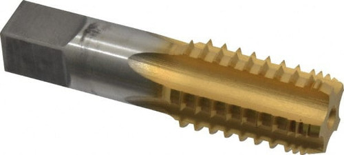 HERTEL R127620T-S 1/2-14 NPTF, 5 FLUTES, TIN COATED, HIGH 