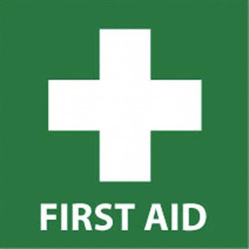 NMC S53R "FIRST AID", 7" LONG X 7" WIDE, RIGID PL