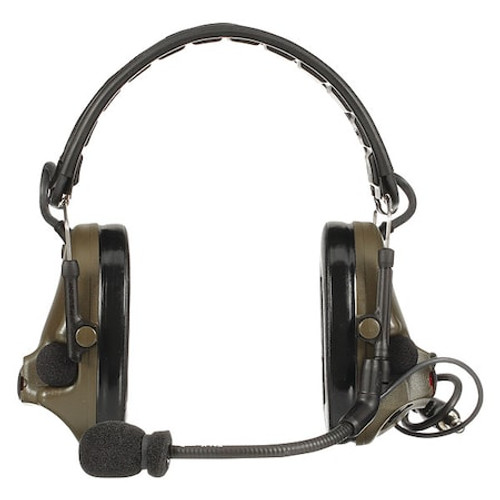 3M MT20H682FB-47 GN TACTICAL HEADSET,FOLDABLE,GREEN