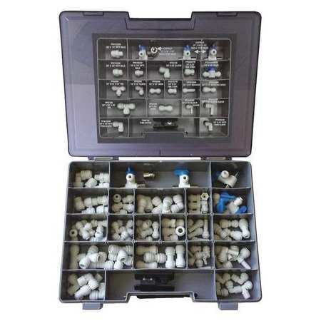 JOHN GUEST KIT-ISRK SERVICE REPAIR KIT,WHITE,1/4", 3/8" TUBE