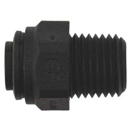 JOHN GUEST PP010822E MALE CONNECTOR WHITE 1/4 TUBE EPDM PK10