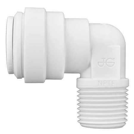 JOHN GUEST PP481623W FIXED ELBOW WHITE 1/2 TUBE SIZE PK10