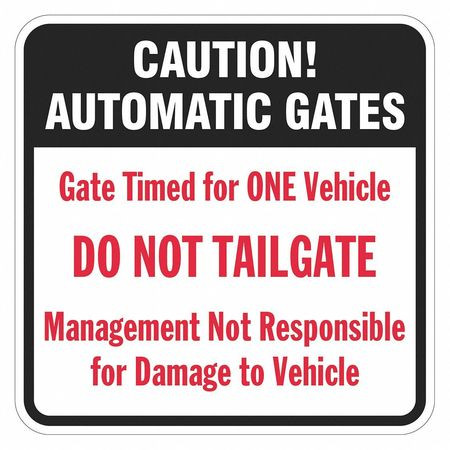 LYLE T1-1331-DG_18x18 FACILITY SIGN 18 H 18 W ALUMINUM