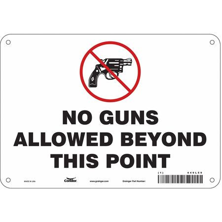 CONDOR USA INC 449L59 SAFETY SIGN 7 H X 10 W 0.032 THICK