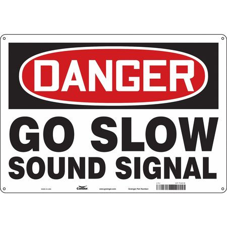 CONDOR USA INC 477U94 TRAFFIC SIGN 20 W 14 H 0.055 THICKNESS