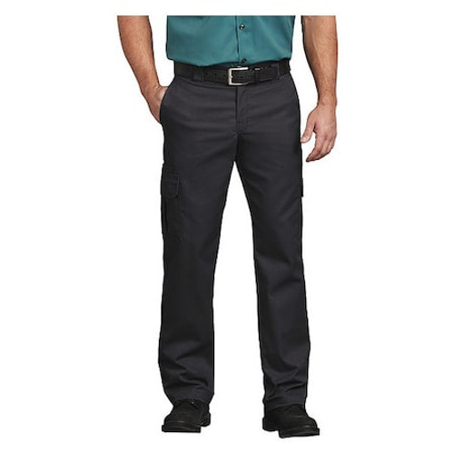 DICKIES WP95BK 36 32 WORK PANTS,MENS,36" WAIST,32" INSEAM