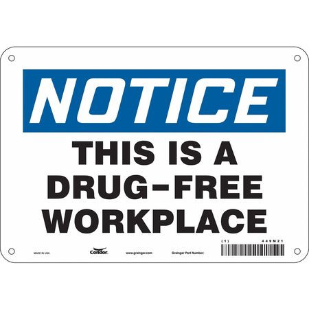 CONDOR USA INC 449M21 SAFETY SIGN 7 H X 10 W 0.004 THICK