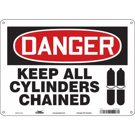 CONDOR USA INC 471P73 SAFETY SIGN 14 W 10 H 0.055 THICKNESS