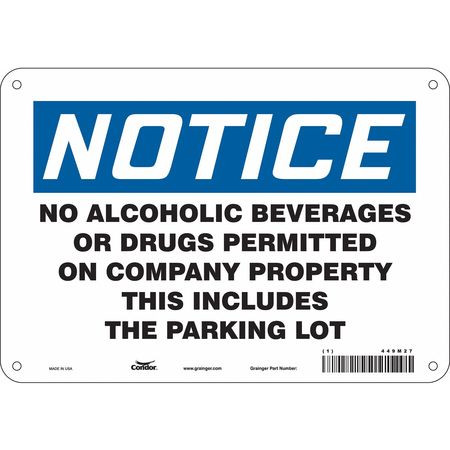 CONDOR USA INC 449M27 SAFETY SIGN 7 H X 10 W 0.004 THICK