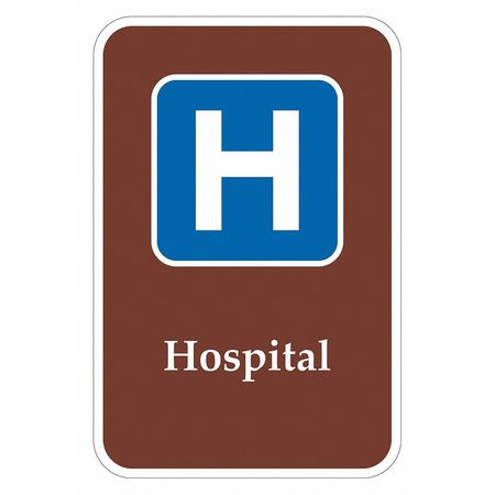 LYLE T1-2192-HI_12x18 TRAFFIC SIGN 18 H 12 W ALUMINUM