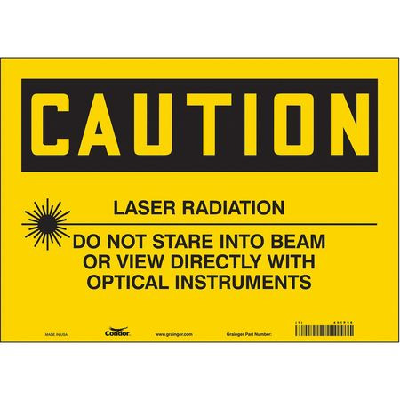 CONDOR USA INC 451P96 LASER WARNING 14 W 10 H 0.004 THICK