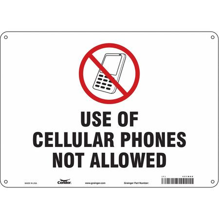 CONDOR USA INC 451N88 SIGN CELL PHONE 14 W 10 H 0.032 THICK