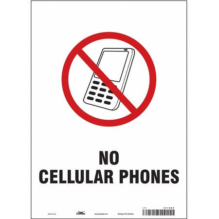 CONDOR USA INC 451N86 SIGN CELL PHONE 10 W 14 H 0.004 THICK