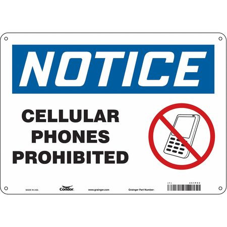 CONDOR USA INC 451P53 SIGN CELL PHONE 14 W 10 H 0.055 THICK