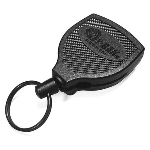 KEY-BAK 0S48-847 KEY RETRACTOR BLACK STAINLESS STEEL