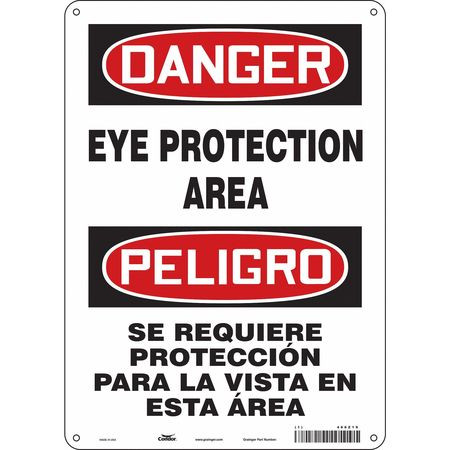 CONDOR USA INC 466Z19 SAFETY SIGN,14 IN X 10 IN,ALUMINUM
