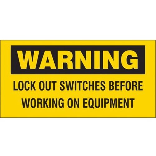 CONDOR USA INC 487C95 SAFETY LABEL 4-1/2 W 4-1/2 H PK2