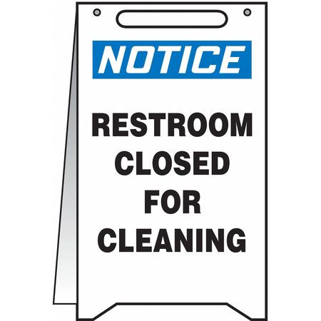 CONDOR USA INC 487C94 FLOOR SIGN 12 W 20 H PLASTIC