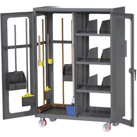 GREENE MANUFACTURING INC. EX-785-2-SP-JN-CV JANITORIAL CABINET 78 H 54 W CHARCOAL