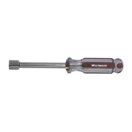 WESTWARD 401L24 NUT DRIVER SAE SOLID ROUND 7/16 