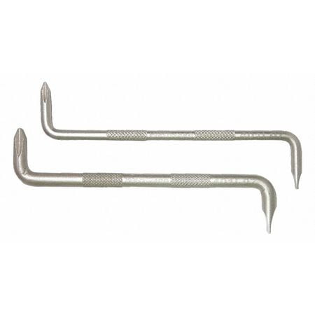 WESTWARD 401L07 OFFSET SCREWDRIVER SET 2 PCS METAL