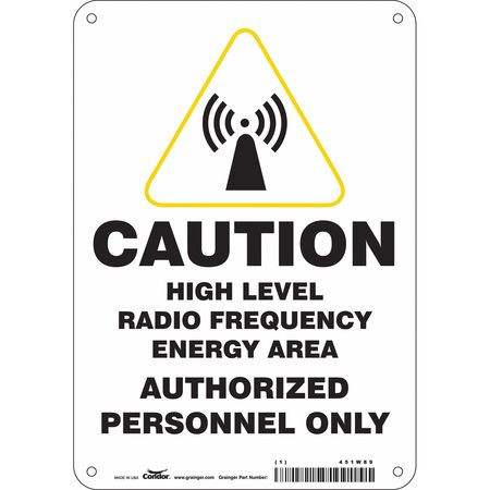 CONDOR USA INC 451W89 SIGN RADIOFREQUENCY/MICROWAVE 10 H