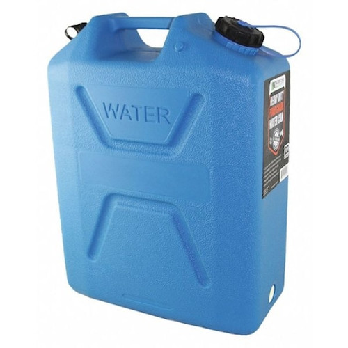 WAVIAN 3216 WATER CONTAINER,5 GAL.,BLUE,18-1/4" H