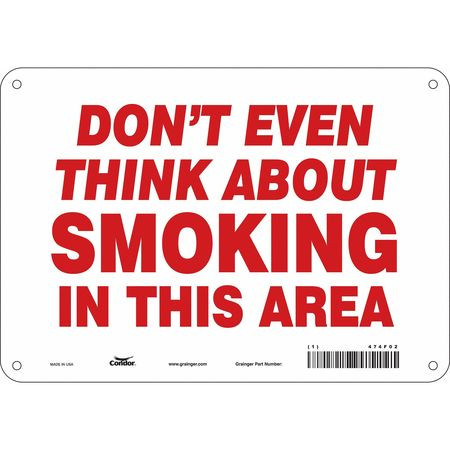 CONDOR USA INC 474F02 SAFETY SIGN 10 W 7 H 0.055 THICKNESS