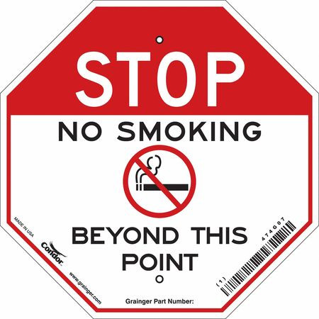 CONDOR USA INC 474G07 SAFETY SIGN,12 INX12 IN,ALUMINUM