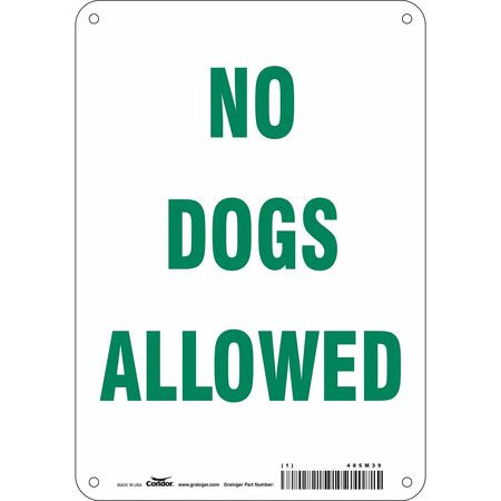 CONDOR USA INC 485M39 SAFETY SIGN,10 IN X 7 IN,ALUMINUM