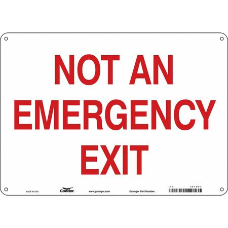 CONDOR USA INC 467U83 SAFETY SIGN 10 X14 VINYL