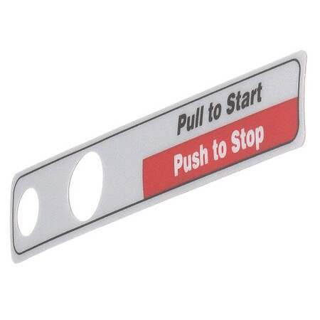 HOBART 00-477735 LABEL START/STOP DOMESTIC