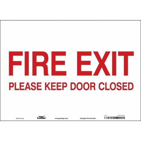 CONDOR USA INC 467U28 SAFETY SIGN 10 X14 VINYL