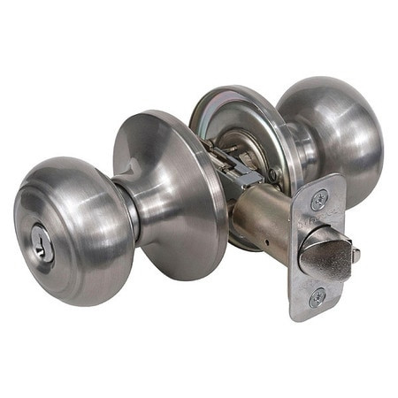 MASTER LOCK RU0215KA4S KNOB LOCKSET RUSK STYLE SATIN NICKEL
