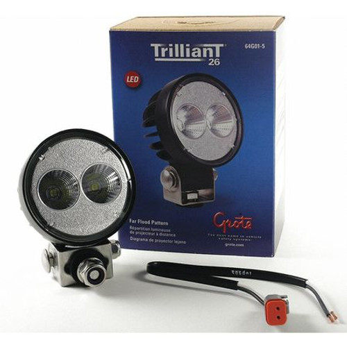 GROTE 64G01-5 WORK LIGHT 1790 LM ROUND LED 4-1/4 H GROTE 64G01-5 WORK LIGHT 1790 LM ROUND LED 4-1/4 H