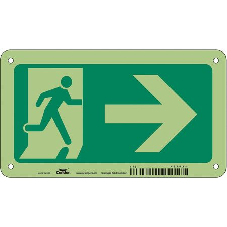 CONDOR USA INC 467R31 SAFETY SIGN 4.5 X8 ALUMINUM