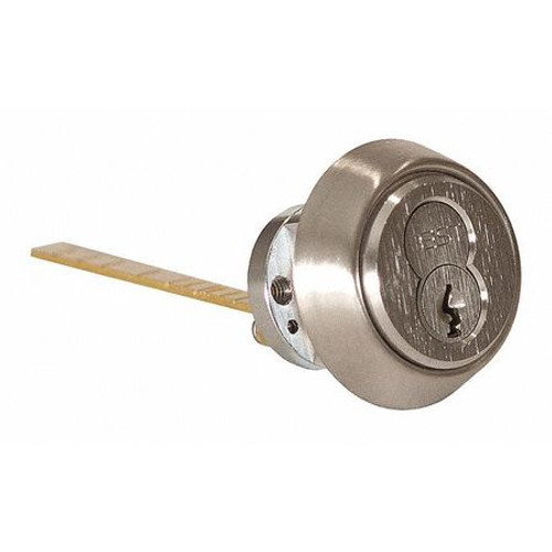 BEST 12E72S2R704626 RIM CYLINDER,SATIN CHROME BEST 12E72S2R704626 RIM CYLINDER,SATIN CHROME