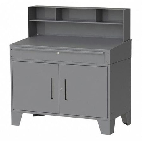 GREENE MANUFACTURING INC. ECB-1050-003 CABINET SHOP DESK 54 H CHARCOAL GRAY