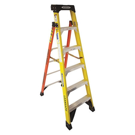 WERNER CO L7306 6FT TYPE IAA FIBERGLASSLEANING LADDER L7